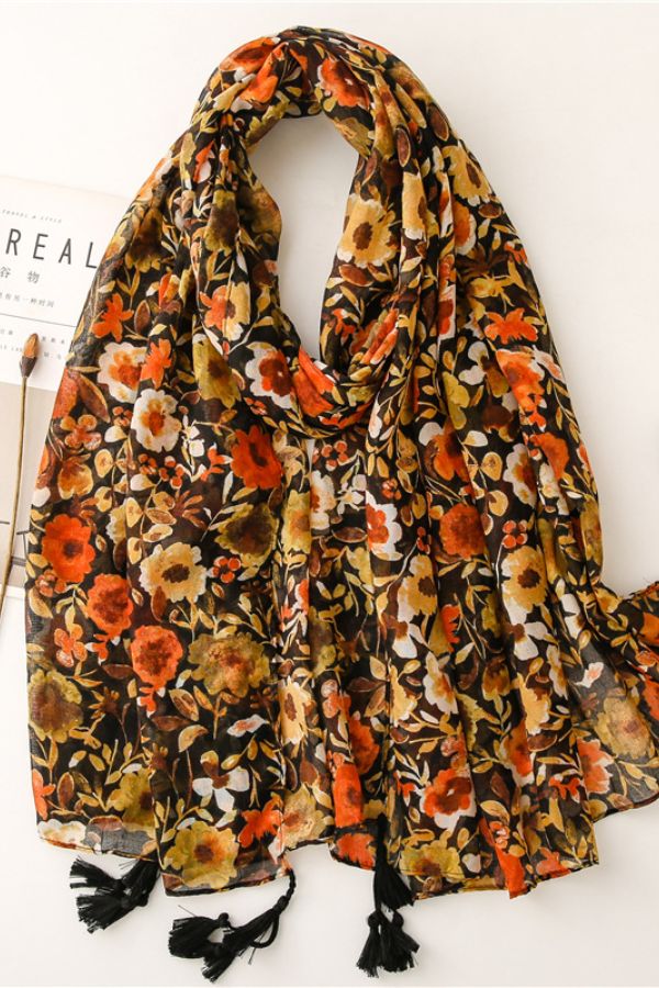 FREE - Twilight Blooms Scarf