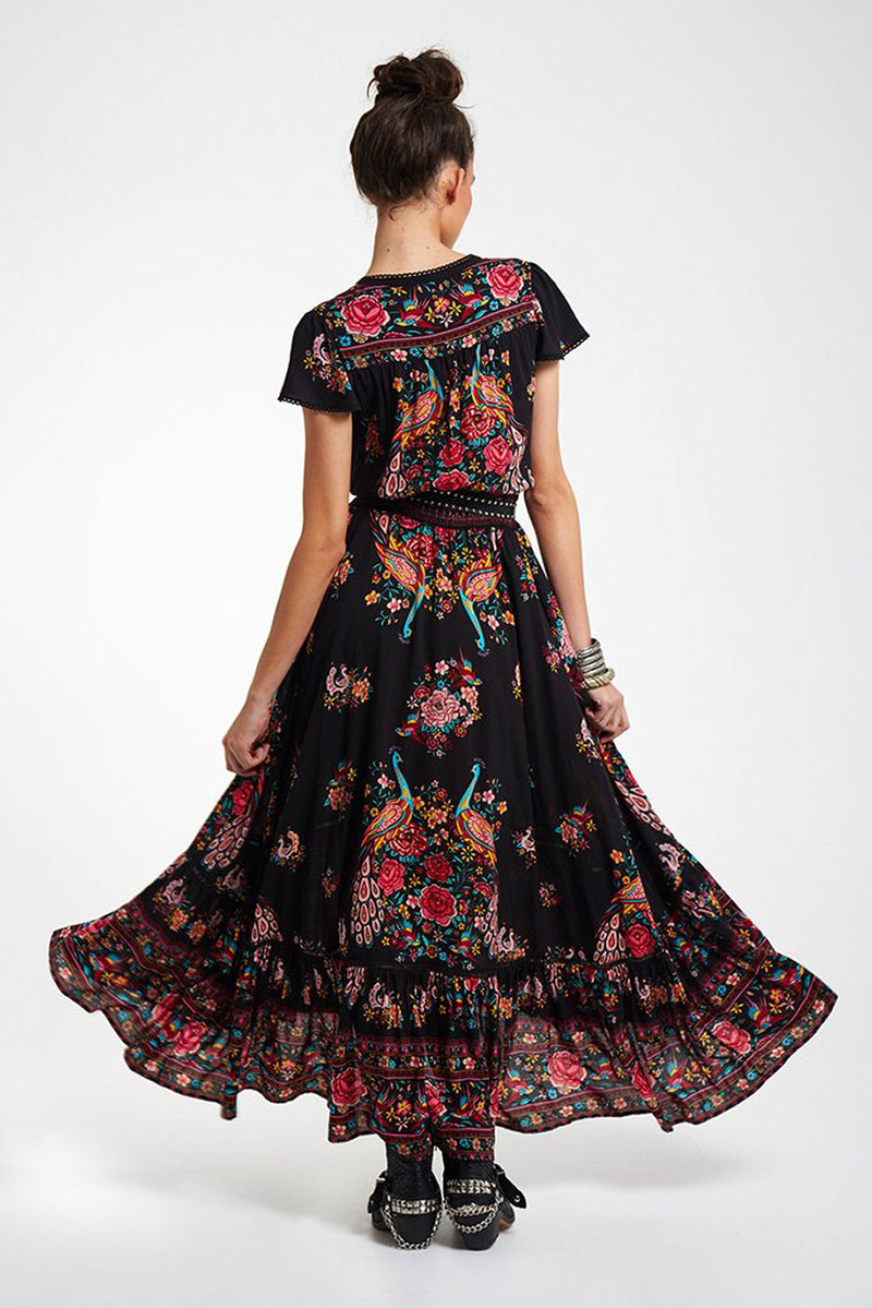 Peacock Gypsy Dress