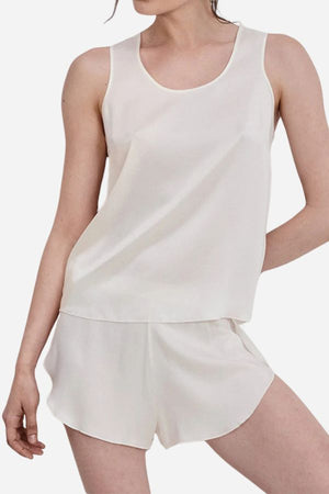 Essentials Mulberry Silk  Tank & Shorts Set