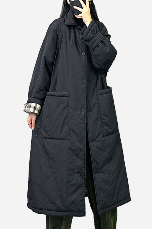 Plus Size Oversized Windbreaker Parka