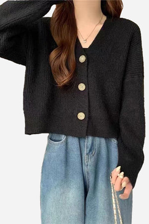 One Size Fits All Casual Loose Boxy Cardigan