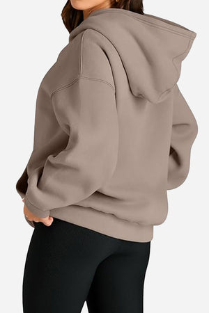 Oversized Fleece-Lined Hoodie