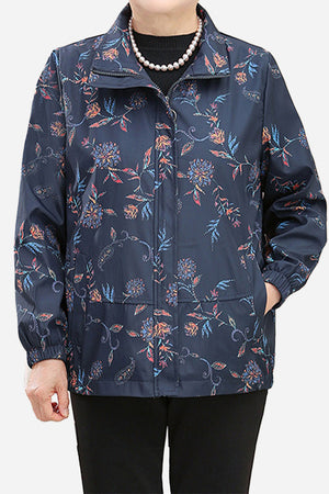 Plus Size WeatherShield Floral Jacket