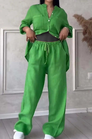 100% Cotton Travel-Ready Two Piece Set