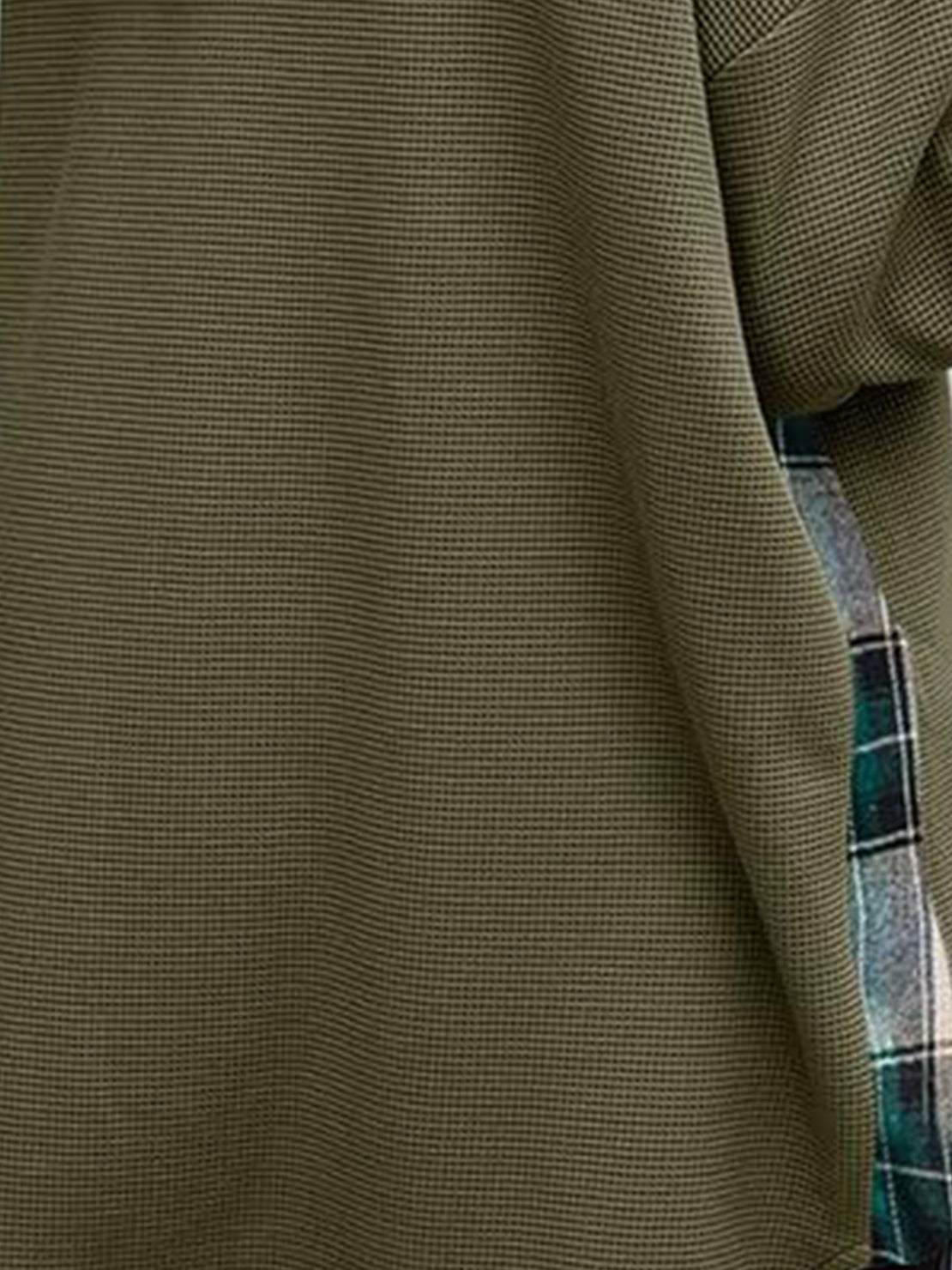 CloudKnit oversized hooded shacket with waffle knit texture and relaxed fit, featuring button-front closure and drawstring hood.