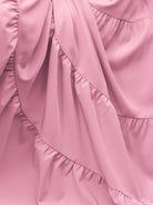 Smocked sleeveless maxi dress with tiered skirt and scoop neckline in lightweight fabric