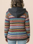 Highland Plaid Shacket with soft fleece lining and attached hood in classic plaid pattern